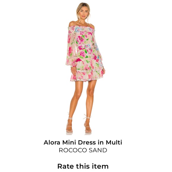 Rococo Sand Alora Multi-Color Mini Dress - Picture 2 of 7